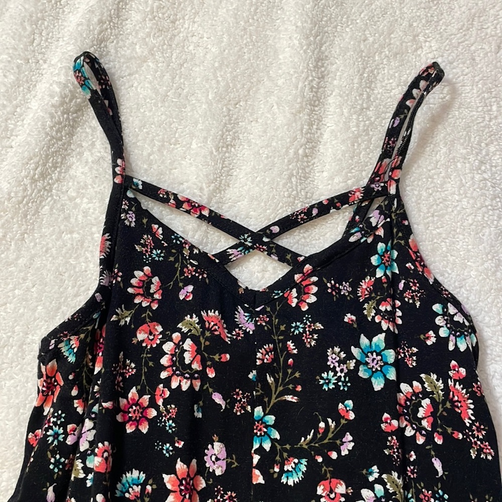 cute flowy floral romper